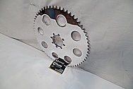 Motorcycle Sprocket Piece AFTER Chrome-Like Metal Polishing and Buffing Services / Restoration Services