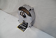 Motorcycle Aluminum Engine Cover AFTER Chrome-Like Metal Polishing and Buffing Services / Restoration Services