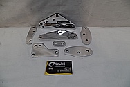 Aluminum Motorcycle Bracket Pieces AFTER Chrome-Like Metal Polishing and Buffing Services / Restoration Services