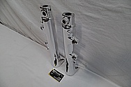 Aluminum Motorcycle Fork Tubes AFTER Chrome-Like Metal Polishing and Buffing Services / Restoration Services