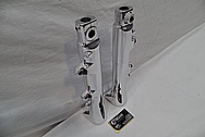 Aluminum Motorcycle Fork Tubes AFTER Chrome-Like Metal Polishing and Buffing Services / Restoration Services