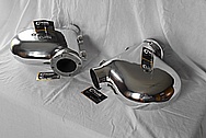 Aluminum Motorcycle Peices AFTER Chrome-Like Metal Polishing and Buffing Services / Restoration Services