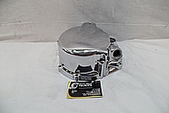Aluminum Motorcycle Cover AFTER Chrome-Like Metal Polishing and Buffing Services / Restoration Services