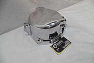 Aluminum Motorcycle Cover AFTER Chrome-Like Metal Polishing and Buffing Services / Restoration Services