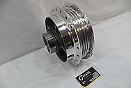 Aluminum Motorcycle Hub AFTER Chrome-Like Metal Polishing and Buffing Services / Restoration Services