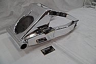 Aluminum Motorcycle Swingarm AFTER Chrome-Like Metal Polishing and Buffing Services / Restoration Services