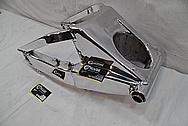 Aluminum Motorcycle Swingarm AFTER Chrome-Like Metal Polishing and Buffing Services / Restoration Services