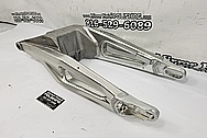 2007 Aprilia SXV 450 Aluminum Motorcycle Swingarm BEFORE Chrome-Like Metal Polishing and Buffing Services / Restoration Services - Aluminum Polishing - Motorcycle Polishing