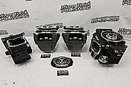 Harley Davidson Engine Parts BEFORE Chrome-Like Metal PREP FOR PAINT SERVICE - Aluminum Polishing - Motorcycle Parts Polishing