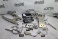 Husqvarna Aluminum Dirt Bike Parts BEFORE Chrome-Like Metal Polishing and Buffing Services / Restoration Services - Aluminum Polishing - Motorcycle Polishing