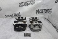 Harley Davidson Motorcycle Cylinder Heads BEFORE Chrome-Like Metal Polishing and Buffing Services / Restoration Services - Aluminum Polishing - Motorcycle Polishing