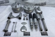 1965 Ducati 250 Scrambler Motorcycle Parts BEFORE Chrome-Like Metal Polishing and Buffing Services / Restoration Services - Aluminum Polishing - Motorcycle Polishing