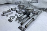 1965 Ducati 250 Scrambler Motorcycle Parts BEFORE Chrome-Like Metal Polishing and Buffing Services / Restoration Services - Aluminum Polishing - Motorcycle Polishing