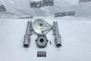 Aluminum Motorcycle Project BEFORE Chrome-Like Metal Polishing - Aluminum Polishing | Finishing Services | Polishing Services 