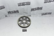 Motorcycle Sprocket and Fuel Injection Piece BEFORE Chrome-Like Metal Polishing | Aluminum Polishing | Motorcycle Polishing Service