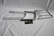 1986 Honda V-65 Magna Motorcycle Side Rails, Seat Support and Mini Rack BEFORE Chrome-Like Metal Polishing and Buffing Services