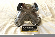 Harley Davidson S&S Aluminum Motorcycle Engine Intake X Piece BEFORE Chrome-Like Metal Polishing and Buffing Services / Restoration Services