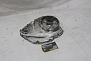 1973 Suzuki GT750 Motorcycle Engine Cover Piece BEFORE Chrome-Like Metal Polishing and Buffing Services / Restoration Services