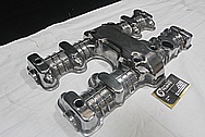 Aluminum Motorcycle Cam Cover / Valve Cover BEFORE Chrome-Like Metal Polishing and Buffing Services / Restoration Service