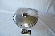 Motorcycle Aluminum Brake Hub BEFORE Chrome-Like Metal Polishing and Buffing Services / Restoration Service