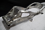 Aluminum Motorcycle Frames BEFORE Chrome-Like Metal Polishing and Buffing Services / Restoration Services