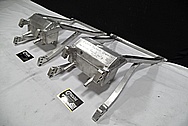Aluminum Motorcycle Swing Arms BEFORE Chrome-Like Metal Polishing and Buffing Services / Restoration Services