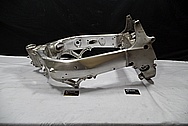 Aluminum Motorcycle Frames BEFORE Chrome-Like Metal Polishing and Buffing Services / Restoration Services