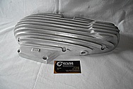 Motorcycle Aluminum, Finned Engine Cover Pieces BEFORE Chrome-Like Metal Polishing and Buffing Services / Restoration Services