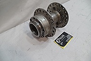 Aluminum Motorcycle Hub Piece BEFORE Chrome-Like Metal Polishing and Buffing Services / Restoration Services