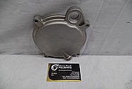 Aluminum Motorcycle Engine Cover BEFORE Chrome-Like Metal Polishing and Buffing Services / Restoration Services