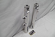 Aluminum Motorcycle Fork Tubes BEFORE Chrome-Like Metal Polishing and Buffing Services / Restoration Services