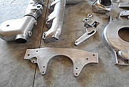 Aluminum Motorcycle Peices BEFORE Chrome-Like Metal Polishing and Buffing Services / Restoration Services
