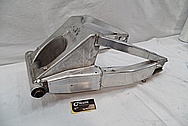 Aluminum Motorcycle Swingarm BEFORE Chrome-Like Metal Polishing and Buffing Services / Restoration Services