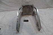 Aluminum Motorcycle Swingarm BEFORE Chrome-Like Metal Polishing and Buffing Services / Restoration Services