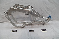 2016 Honda CRF 250R Aluminum Motorcycle Frame BEFORE Chrome-Like Metal Polishing and Buffing Services / Restoration Services
