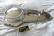 Aluminum Engine Cover BEFORE Chrome-Like Metal Polishing and Buffing Services / Restoration Services