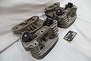 Aluminum Cylinder Heads BEFORE Chrome-Like Metal Polishing and Buffing Services / Restoration Services