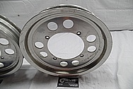 Aluminum Wheels BEFORE Chrome-Like Metal Polishing and Buffing Services / Restoration Services