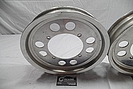 Aluminum Wheels BEFORE Chrome-Like Metal Polishing and Buffing Services / Restoration Services