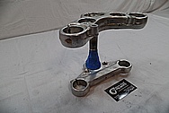 Aluminum Motorcycle Triple Tree Part BEFORE Chrome-Like Metal Polishing and Buffing Services / Restoration Services