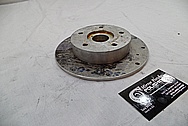 Aluminum Motorcycle Rotor BEFORE Chrome-Like Metal Polishing and Buffing Services / Restoration Services