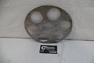 Aluminum Motorcycle Brake Rotor BEFORE Chrome-Like Metal Polishing and Buffing Services / Restoration Services