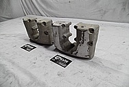 1967 Harley Davidson Aluminum Rocker Box Covers BEFORE Chrome-Like Metal Polishing and Buffing Services / Restoration Services