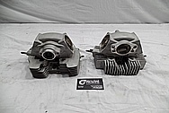 2008 Ducatti 1100 Monster Aluminum Cylinder Heads BEFORE Chrome-Like Metal Polishing and Buffing Services / Restoration Services