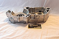 Honda CR500R Motorcross Motorcycle Dirt Bike Aluminum Engine Case BEFORE Chrome-Like Metal Polishing and Buffing Services