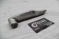 Harley Davidson Aluminum Bracket Piece BEFORE Chrome-Like Metal Polishing / Restoration