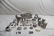 1978 Harley Davidson Lowrider Aluminum Engine Motorcycle Engine Pieces BEFORE Chrome-Like Metal Polishing - Aluminum Polishing