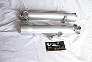1975 Norton Commando MKIII Motorcycle Aluminum Forks BEFORE Chrome-Like Metal Polishing and Buffing Services