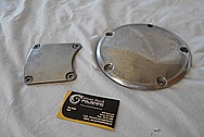 Aluminum Motorcycle Parts BEFORE Chrome-Like Metal Polishing - Aluminum Polishing Services