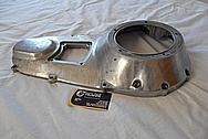 Motorcycle Aluminum Engine Cover Piece BEFORE Chrome-Like Metal Polishing - Aluminum Polishing Services